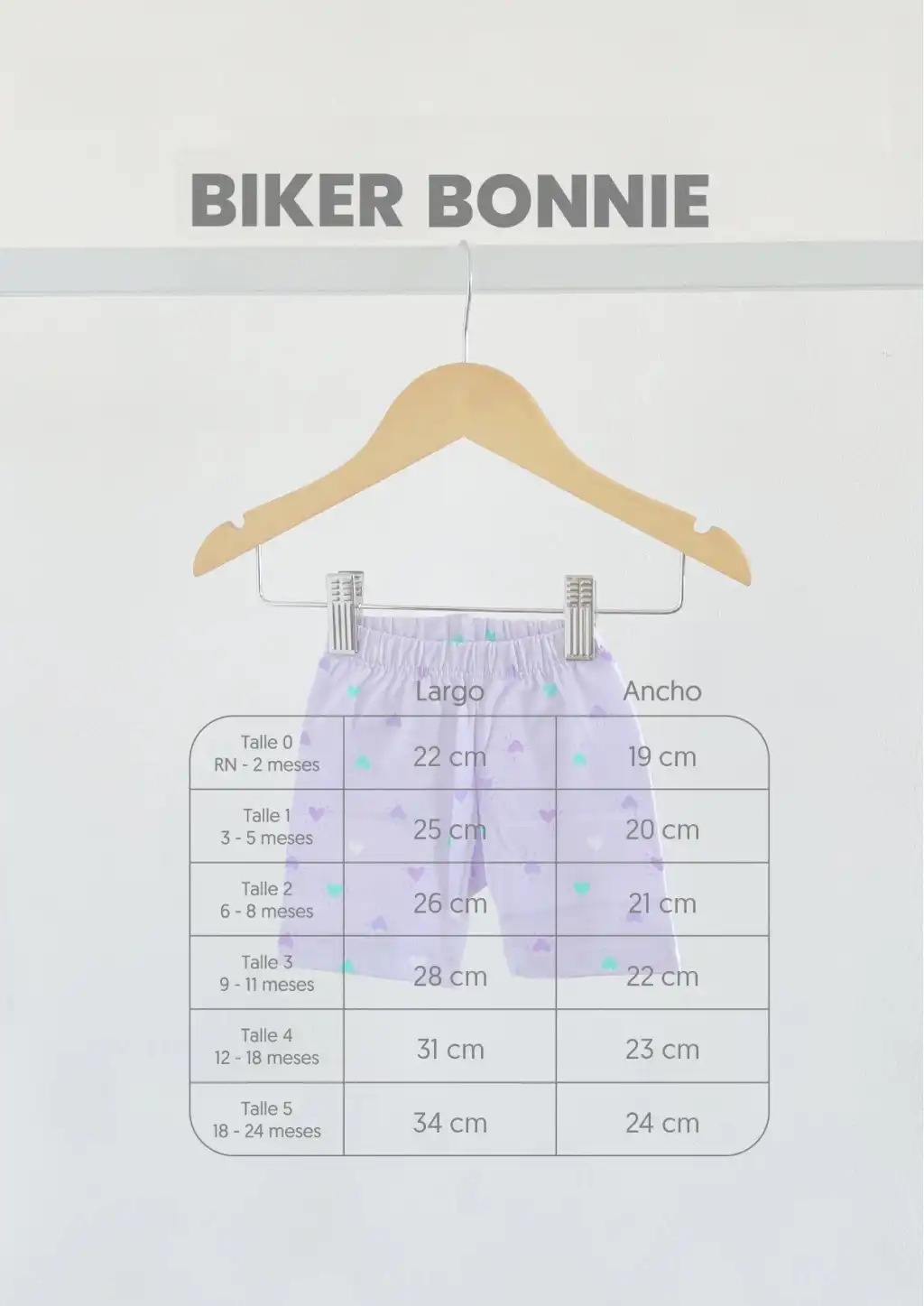 Biker nena Bonnie morado - Imagen 2