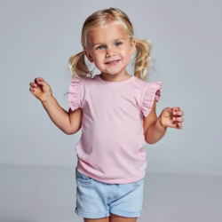 Remera nena Vuelitos rosa