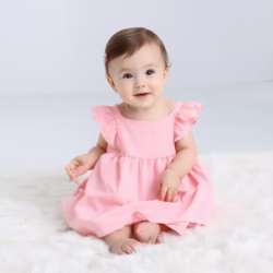 Vestido bebe Cey rosa