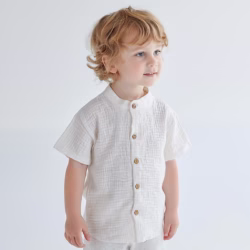 Camisa baby cotton blanco