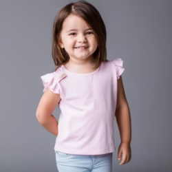 Remera nena luz Vuelitos rosa